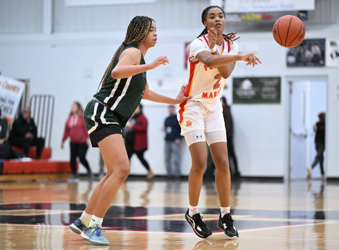 Purcell Marian vs Laurel girls basketball Jeff Harwelll22
